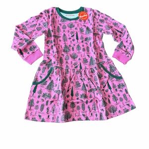 NWT Piccolina Botany Print Dress size 8